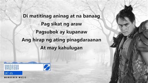 move on bagani lyrics and chords|Mandirigma .